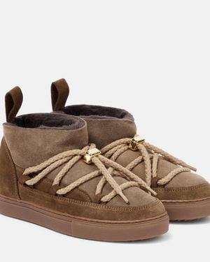 Inuikii Classic Low Suede Ankle Boots - Brown
