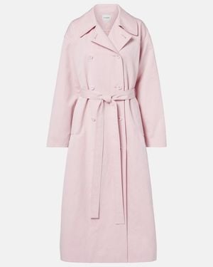 FFORME Gabardina Leonie En Mezcla De Algodon - Rosa