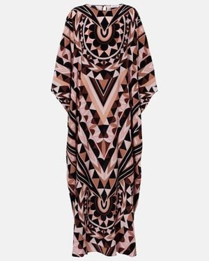 PUCCI Manuba Silk Crepe De Chine Kaftan - Pink