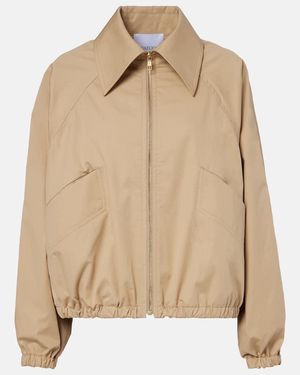 Patou Cotton Bomber Jacket - Natural