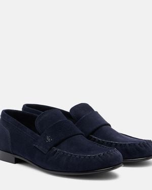 Jimmy Choo Ellis Suede Loafers - Blue