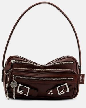 Acne Studios Camero Party Leather Shoulder Bag - Brown