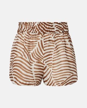 ViX Shorts Lana De Algodon Estampados - Neutro