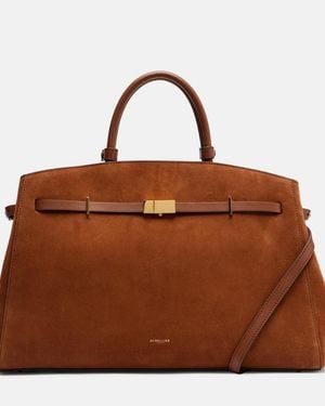 DeMellier Hudson Suede Tote Bag - Brown