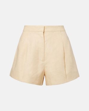 Posse Rosalie Linen Shorts - Natural
