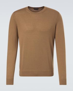 Tom Ford Pullover Aus Wolle - Braun