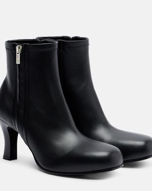 Loewe Ankle Boots Bobine 90 Aus Leder - Schwarz