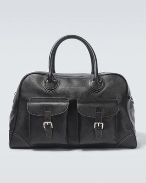 Brunello Cucinelli Weekender Aus Leder - Schwarz