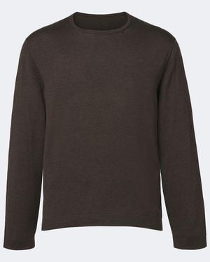 STÒFFA Jersey De Lana Y Seda - Marrón