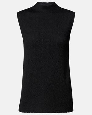 The Row Top Oakson De Seda - Negro