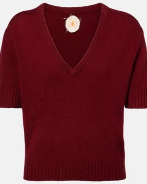 Jardin Des Orangers Cashmere Top - Red