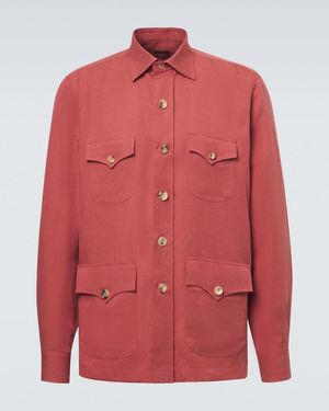 Rubinacci Feldjacke - Rot
