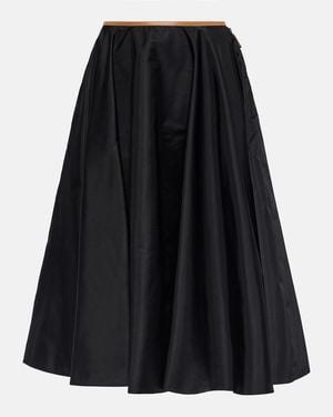 Prada Re-Nylon Midi Skirt - Black