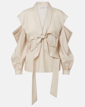 Acne Studios Bluse - Natur
