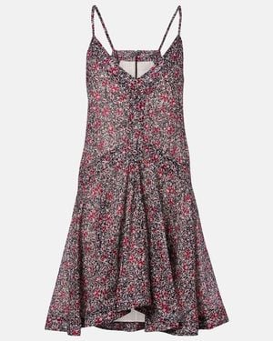 Isabel Marant Short V-Neck Dress - Purple