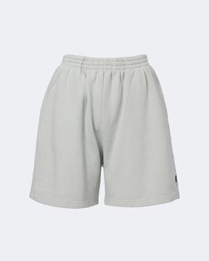 Prada Cotton Fleece Shorts - Gray