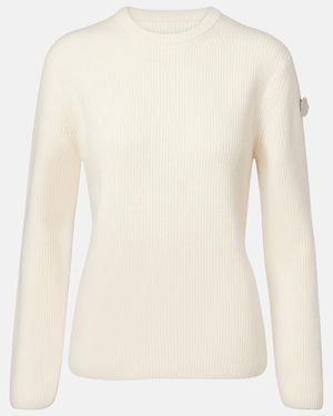 Moncler Genius Jil Sander Pullover Aus Schurwolle - Weiß