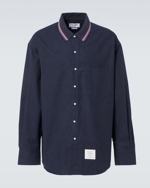 Thom Browne Cotton Shirt - Blue