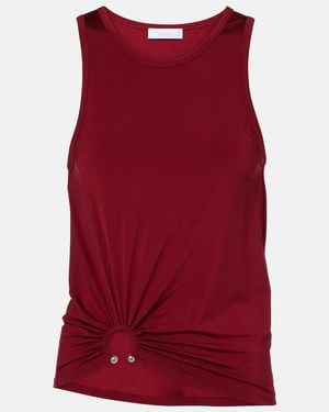 Rabanne Jersey Tank Top - Red