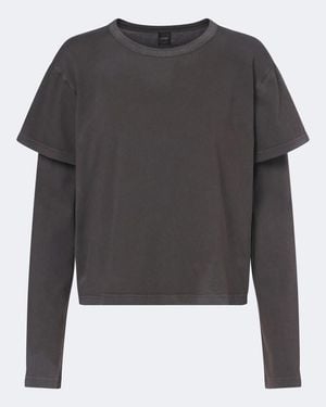 Leset T-Shirt Margo Aus Baumwoll-Jersey - Grau