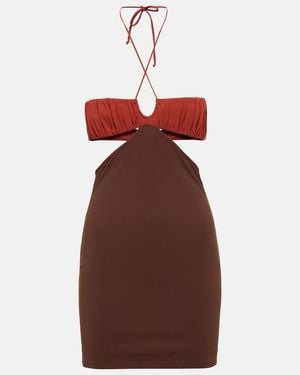 Nensi Dojaka Cutout Minidress - Red