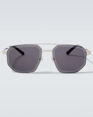 Cartier Santos De Cartier Aviator Sunglasses - Gray