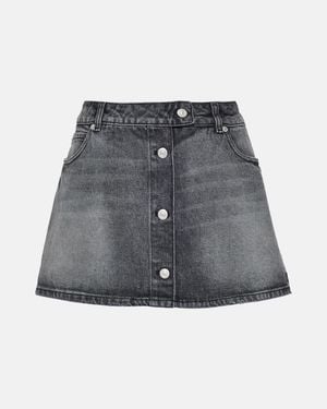 Courreges Denim Miniskirt - Grey