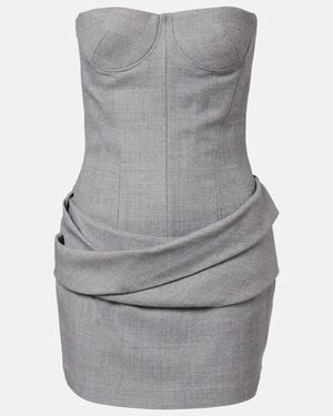 Alex Perry Bustier-Kleid - Grau