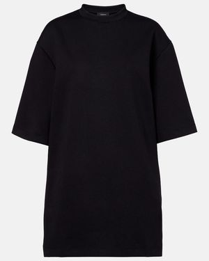 Wardrobe NYC Cotton-Blend T-Shirt Dress - Black