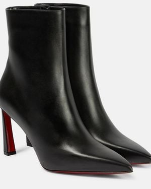 Christian Louboutin Condora 85 Leather Bootie - Black