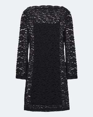 Veronica Beard Minikleid Savina Aus Spitze - Schwarz