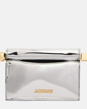 Jacquemus Rond Carre Small Clutch - Grey
