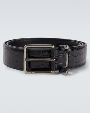 Christian Louboutin Guertel Aus Leder - Schwarz