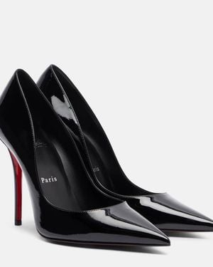 Christian Louboutin Miss Z Patent Leather Court Shoes - Black