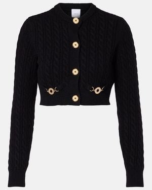 Patou Cardigan Aus Wolle Und Kaschmir - Schwarz