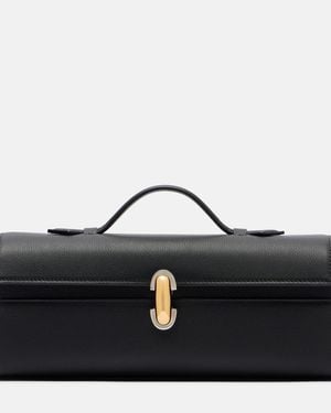 SAVETTE Bolso Symmetry Slim De Piel - Negro