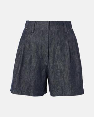 Brunello Cucinelli Denim Bermuda Shorts - Blue