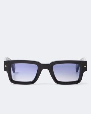 sato Cervantes Rectangular Sunglasses - Blue