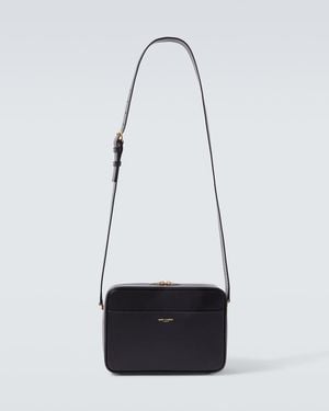 Saint Laurent Crossbody Bag Paris Aus Leder - Weiß