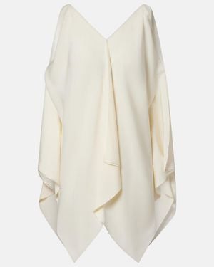 The Row Semir Silk Satin Top - White