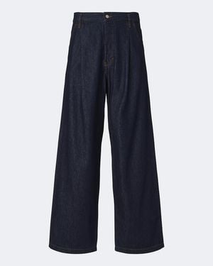 Dries Van Noten Jeans Anchos - Azul