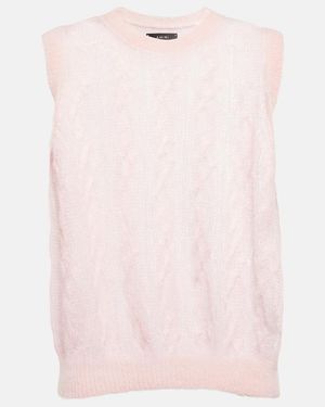 Amiri Pullunder Aus Alpakawolle Und Mohair - Pink
