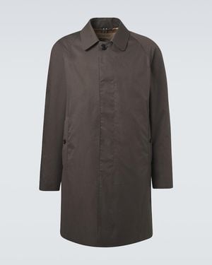 Burberry Cotton Car Coat - Grey