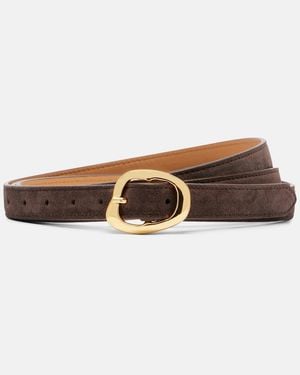 Amanu Rwenzori Suede Belt - Brown