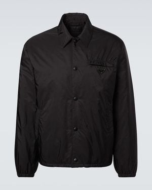 Prada Re-Nylon Blouson Jacket - Black