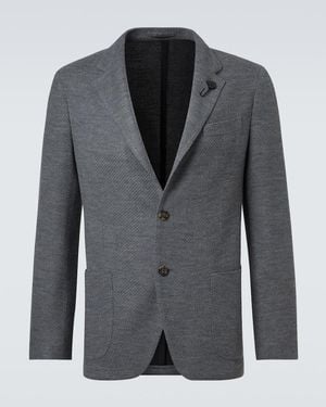 Lardini Wool Blazer - Grey