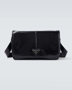 Prada Crossbody Bag Aus Leder - Schwarz