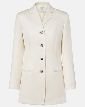 Calvin Klein Blazer Adrian Aus Wolle Und Seide - Natur
