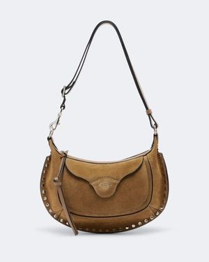 Isabel Marant Oskan Moon Suede Shoulder Bag - Multicolour