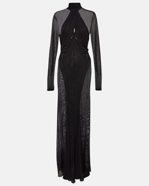 Isabel Marant Rimma Semi-Sheer Gown - Black